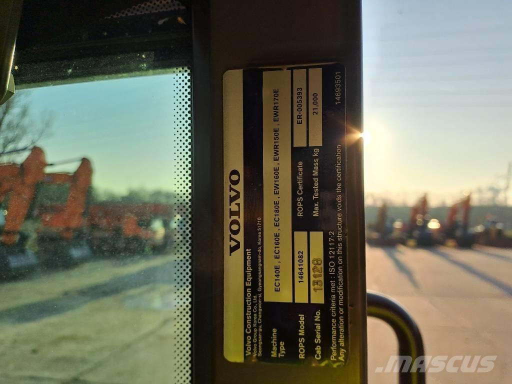 Volvo EW160E Ekskavatori uz riteņiem