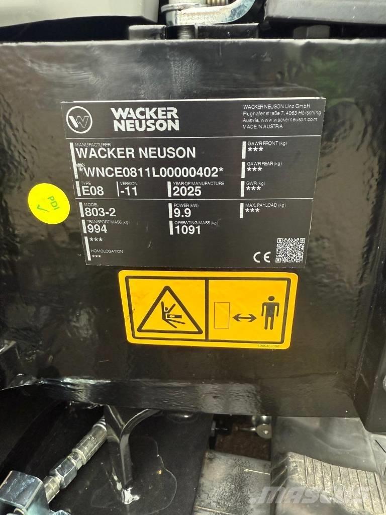Wacker Neuson 803 Mini ekskavatori < 7 t