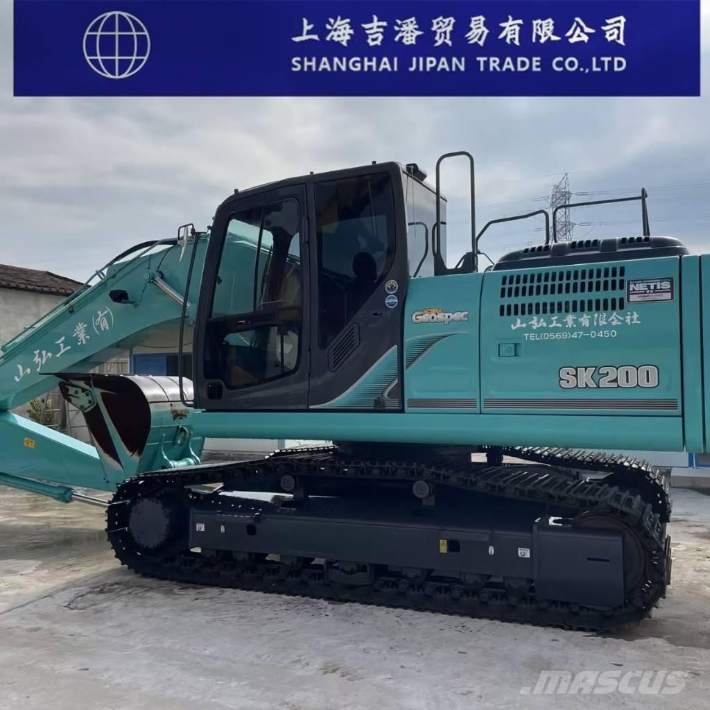 Kobelco SK 200 Kāpurķēžu ekskavatori