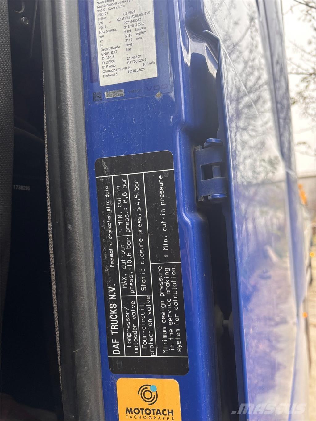 DAF XF 105.460 Vilcēji