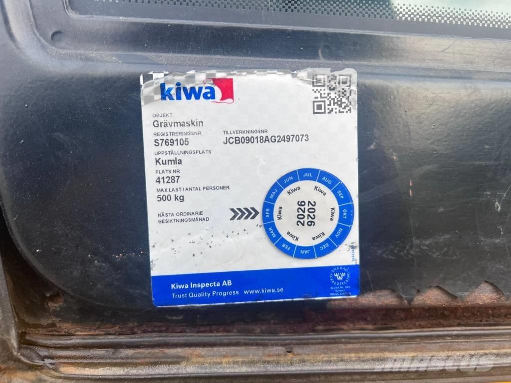 JCB 8018 Mini ekskavatori < 7 t