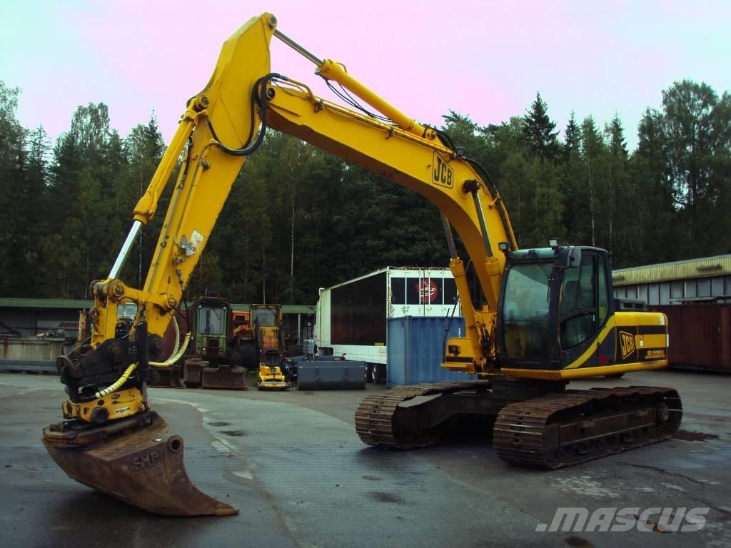 JCB JS 220 L Kāpurķēžu ekskavatori