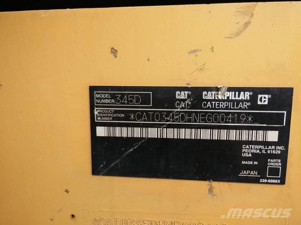 CAT 345 D L Kāpurķēžu ekskavatori
