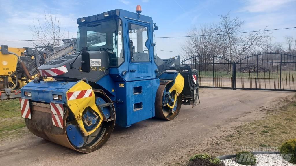 Bomag BW 174 AD Divvalču grunts veltņi