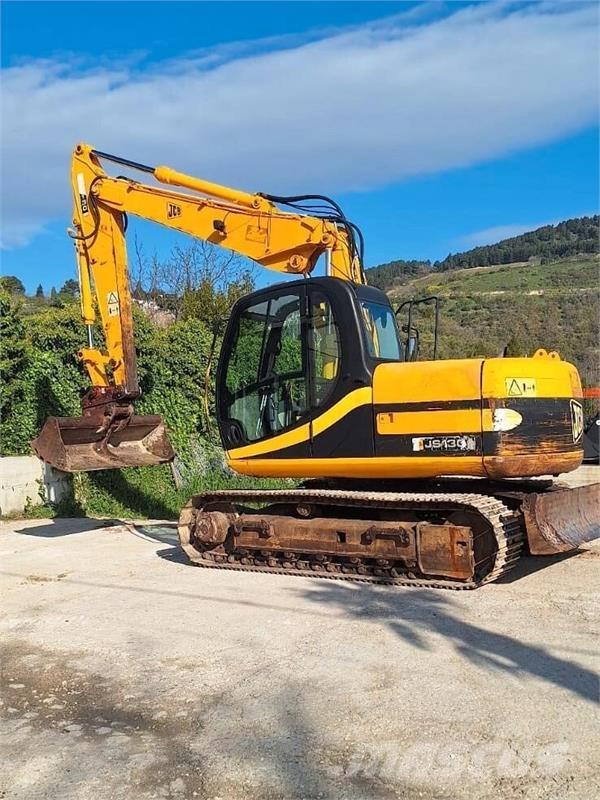 JCB JS130 Kāpurķēžu ekskavatori