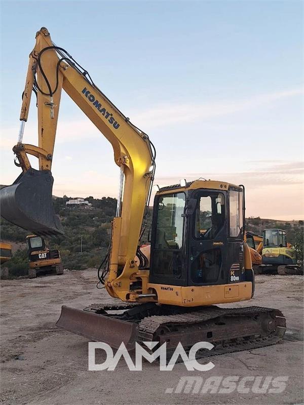 Komatsu PC80 Mini ekskavatori < 7 t