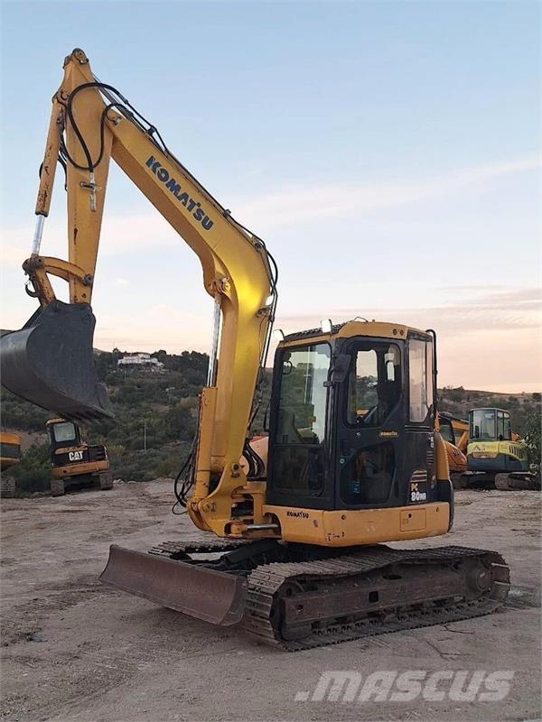 Komatsu PC80 Mini ekskavatori < 7 t