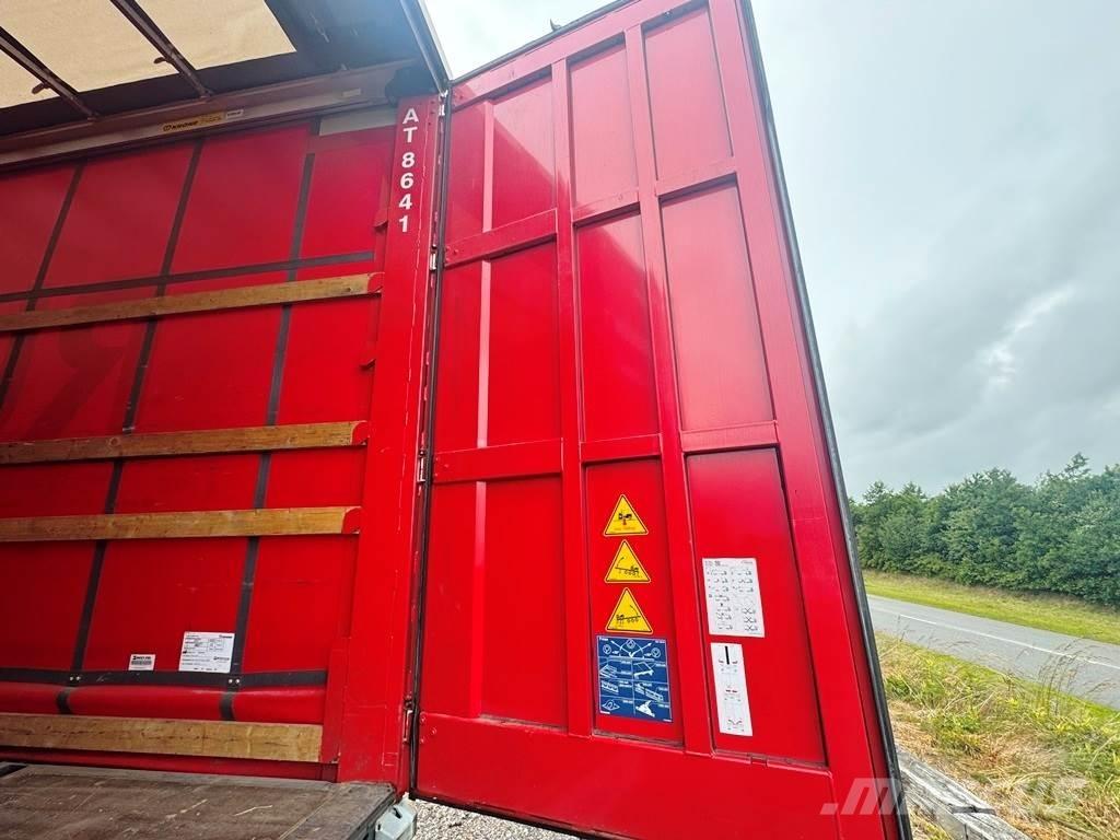 Krone 3 aksl. Tents puspiekabes