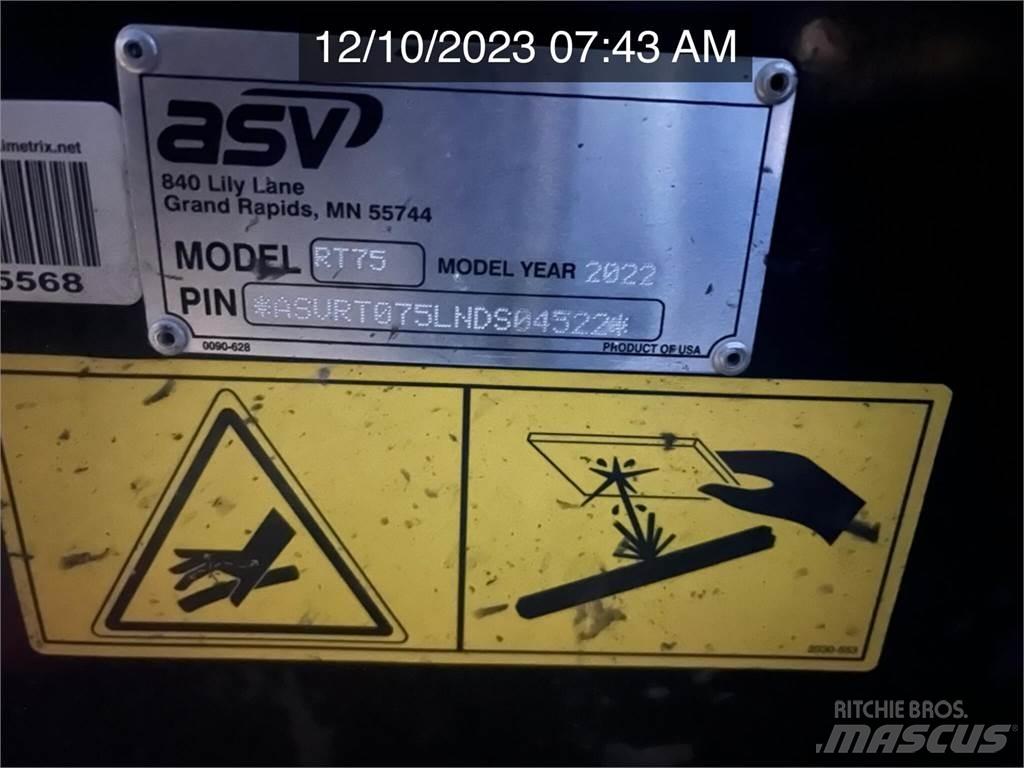 ASV POSI-TRACK RT75 Lietoti riteņu kompaktiekrāvēji