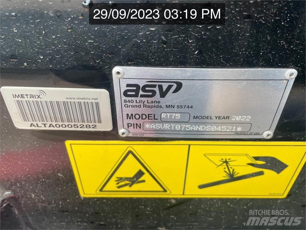ASV POSI-TRACK RT75 Lietoti riteņu kompaktiekrāvēji