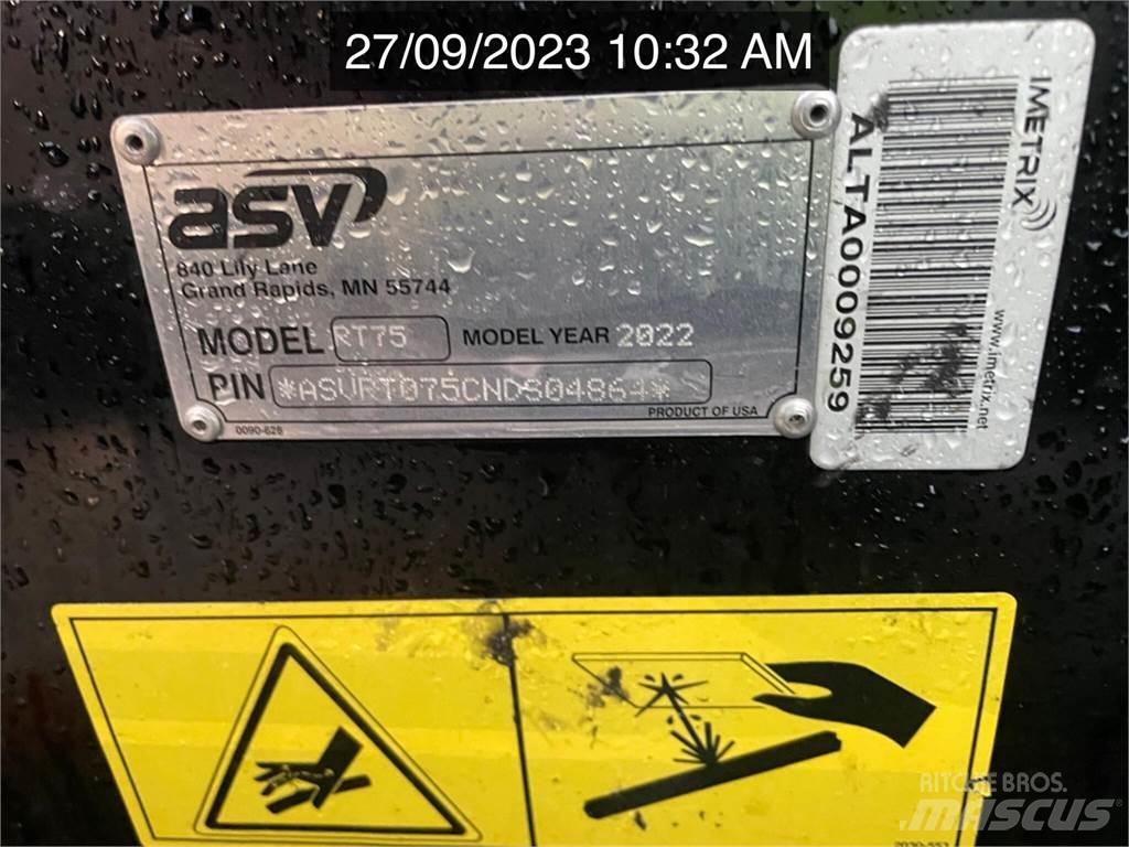 ASV POSI-TRACK RT75 Lietoti riteņu kompaktiekrāvēji