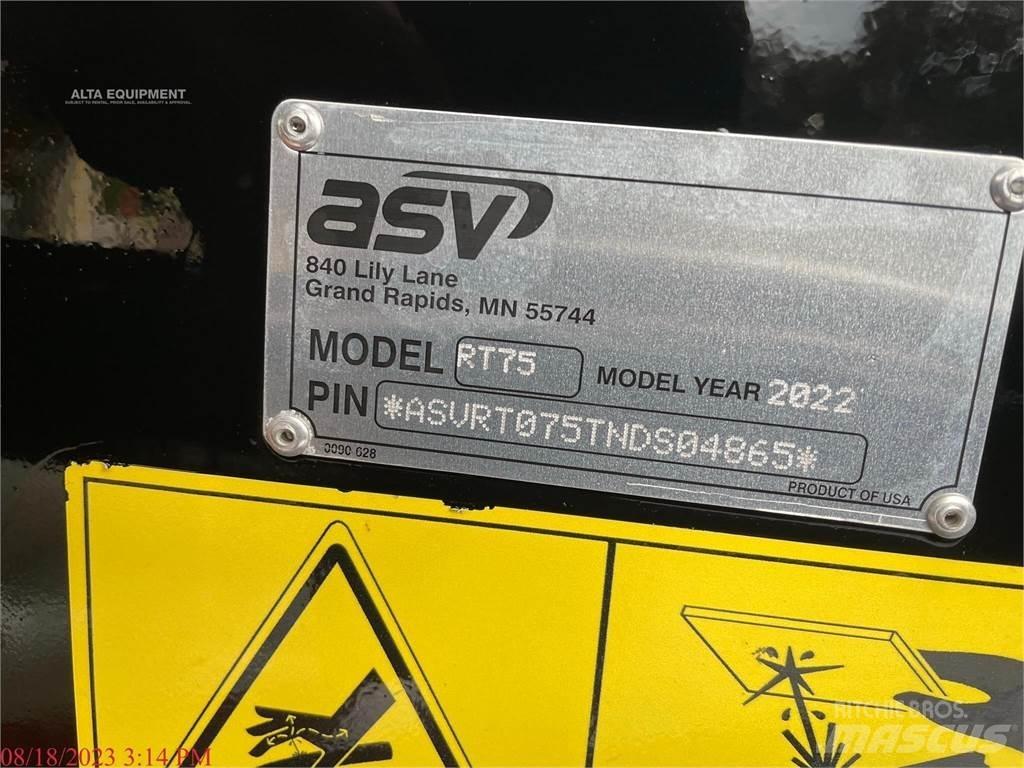 ASV POSI-TRACK RT75 Lietoti riteņu kompaktiekrāvēji