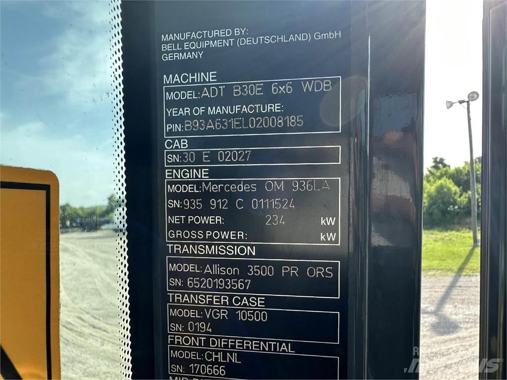 Bell B30E Artikulētie pašizgāzēji