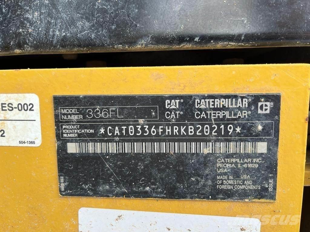 CAT 336FL Kāpurķēžu ekskavatori