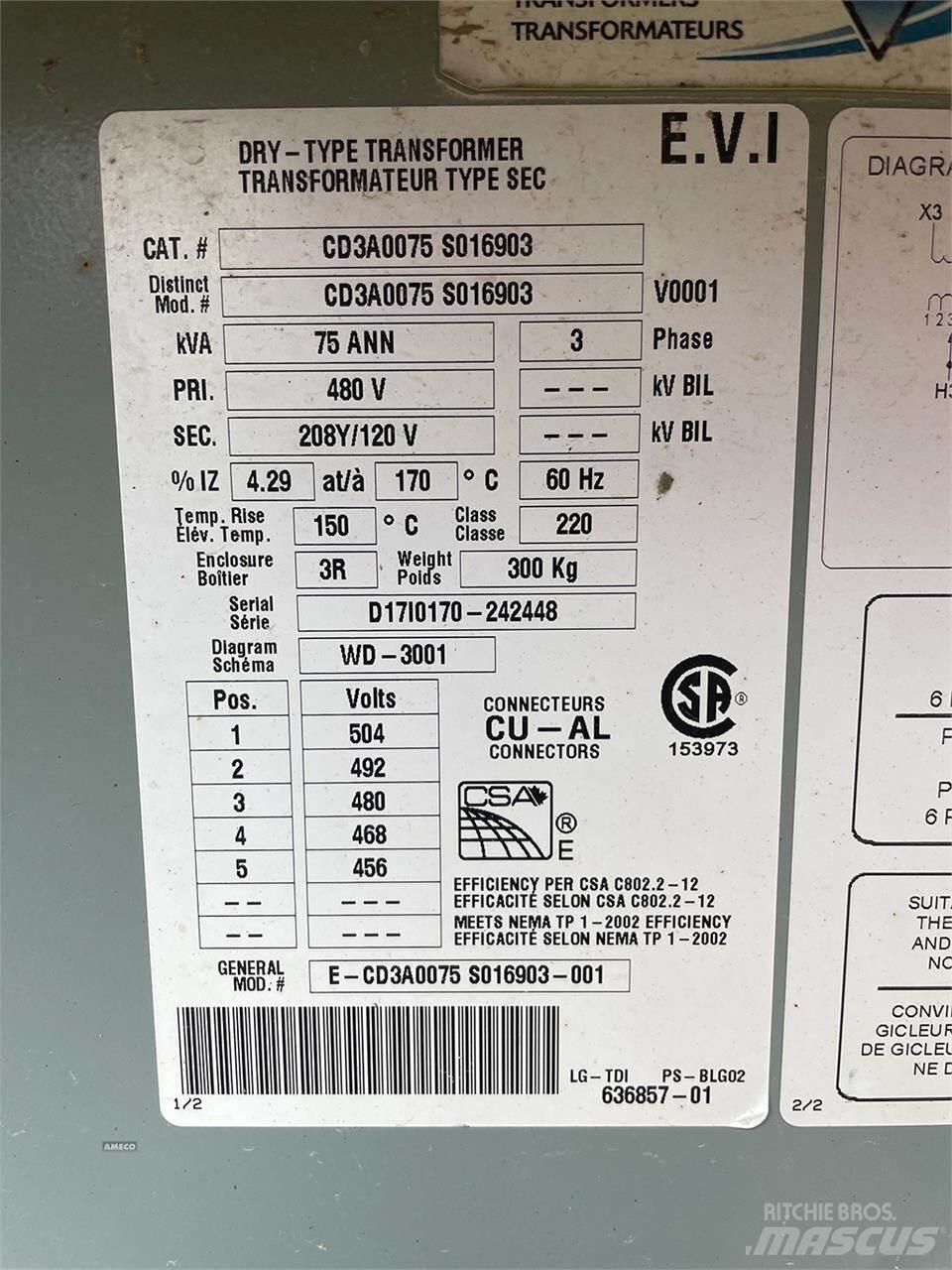 Delta 75 KVA Citi ģeneratori