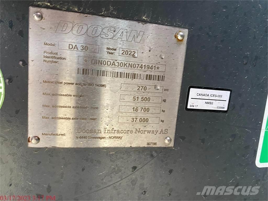 Develon DA30-5 Artikulētie pašizgāzēji
