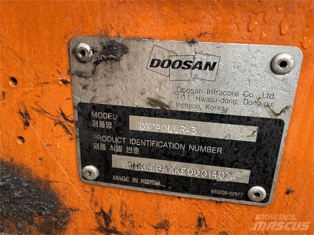 Doosan DX140 LCR-3 Kāpurķēžu ekskavatori