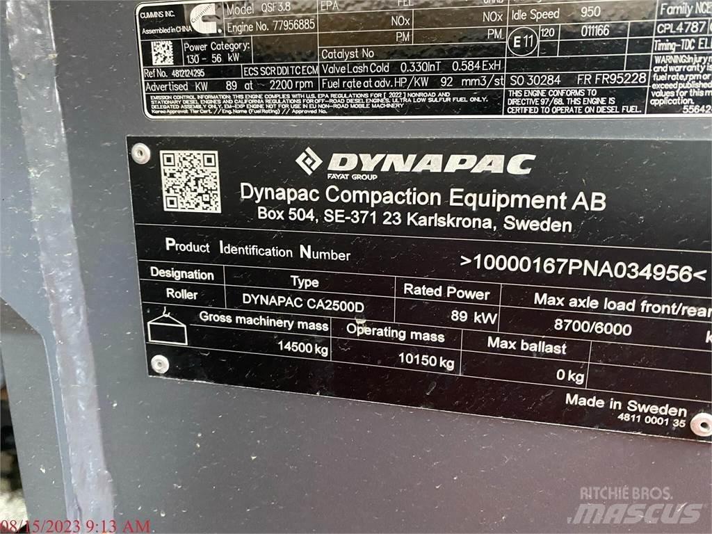 Dynapac CA2500D Divvalču grunts veltņi