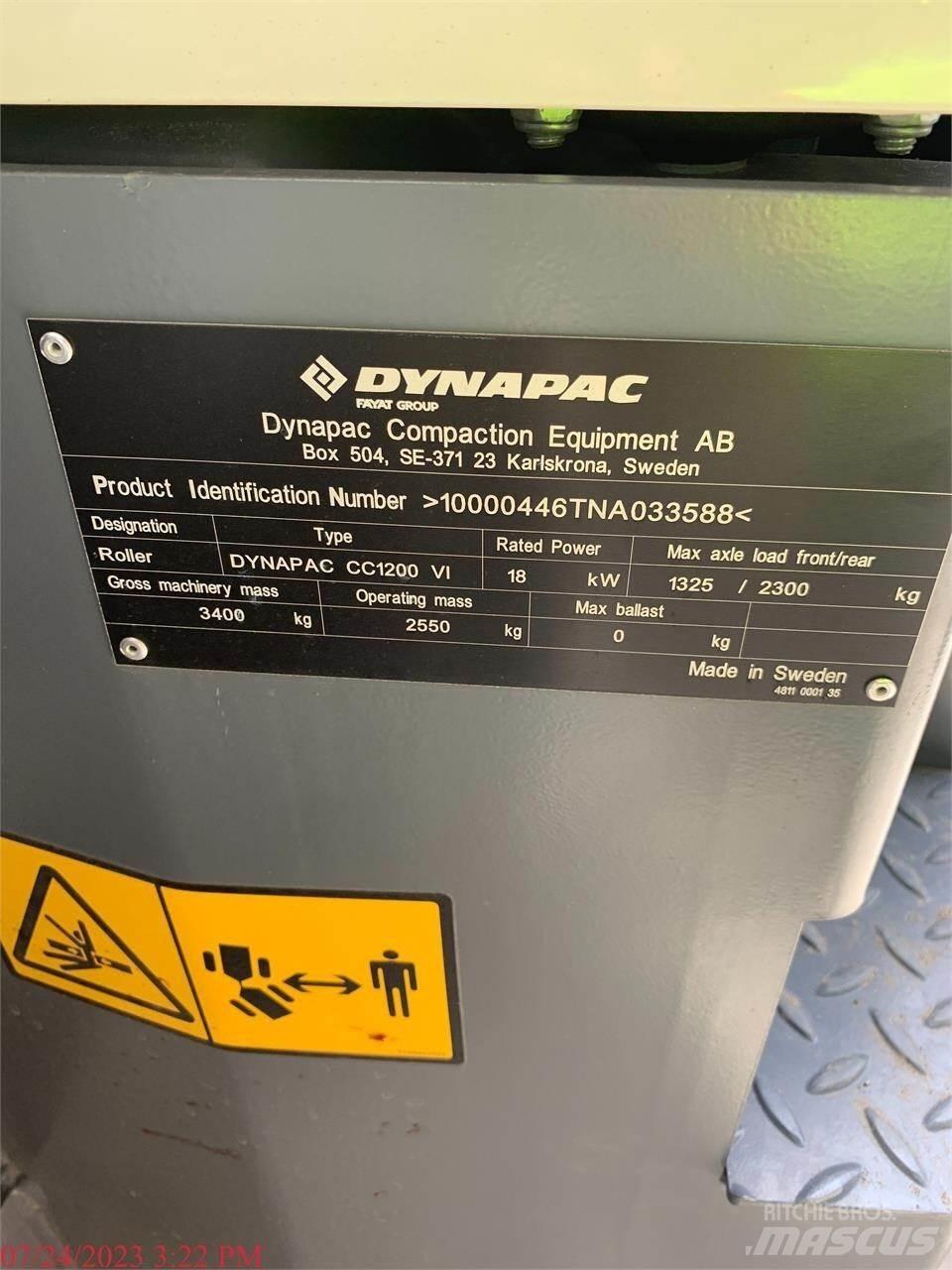 Dynapac CC1200 VI Divvalču grunts veltņi