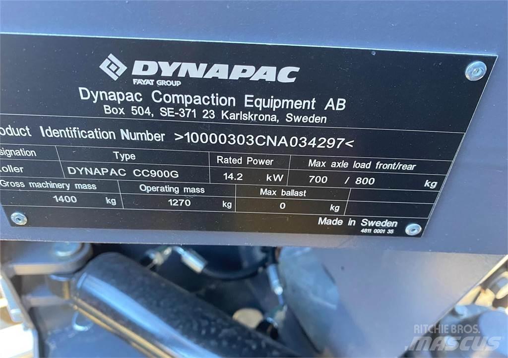 Dynapac CC900G Divvalču grunts veltņi