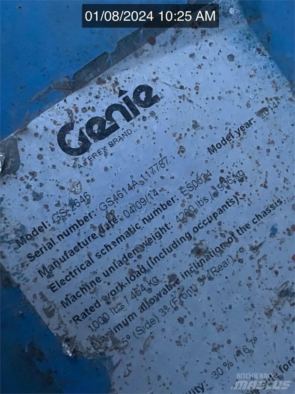 Genie GS2646 Šķerveida pacēlāji