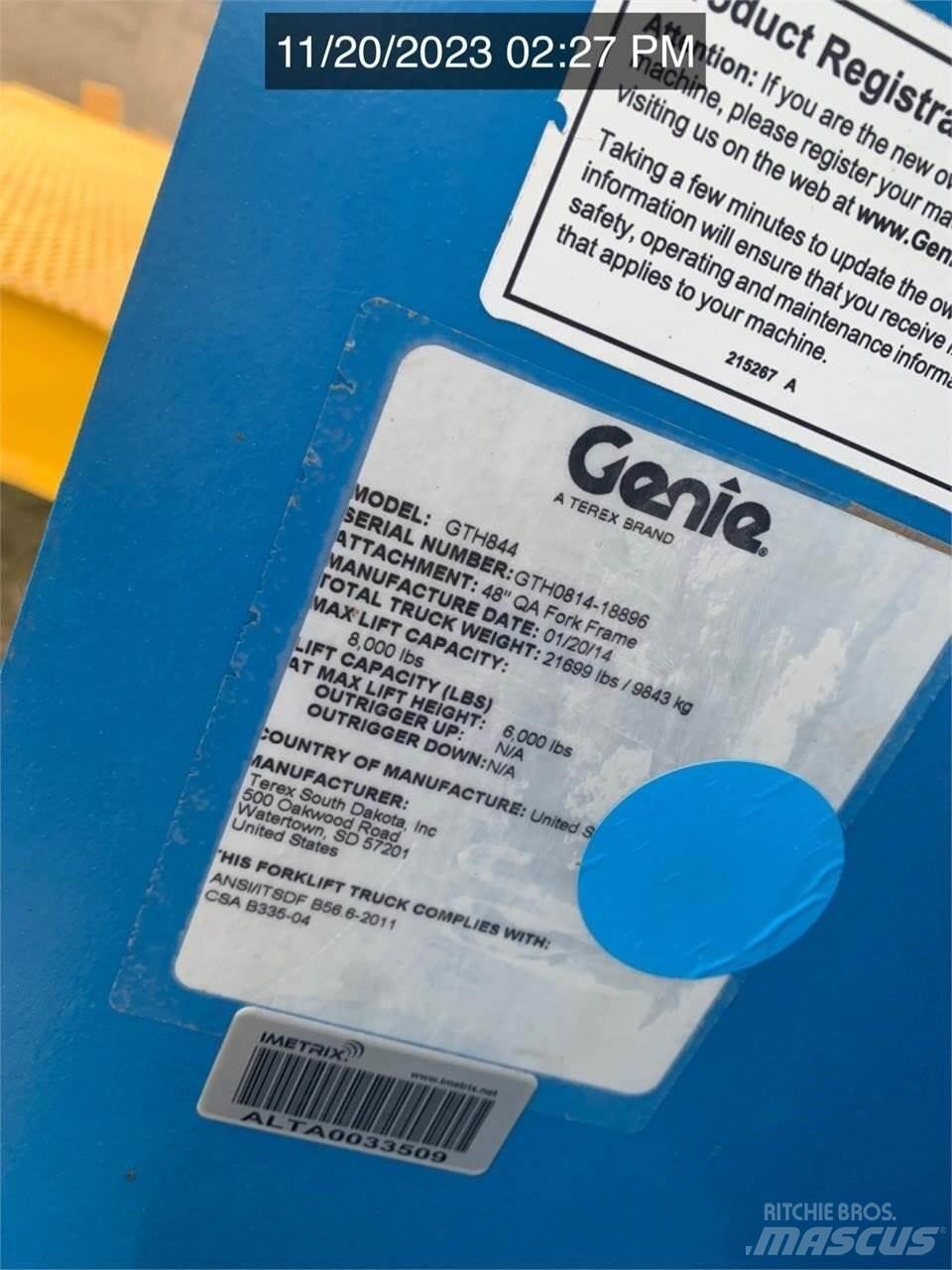 Genie GTH844 Teleskopiskie manipulatori