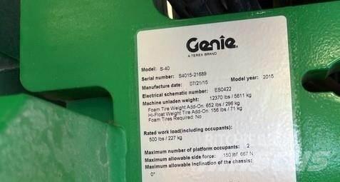 Genie S40 Teleskopiskie pacēlāji