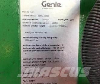 Genie S85 Teleskopiskie pacēlāji