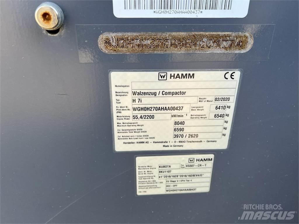 Hamm H7I Divvalču grunts veltņi