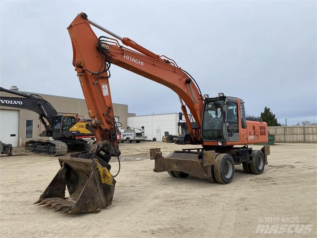 Hitachi ZX210W Ekskavatori uz riteņiem