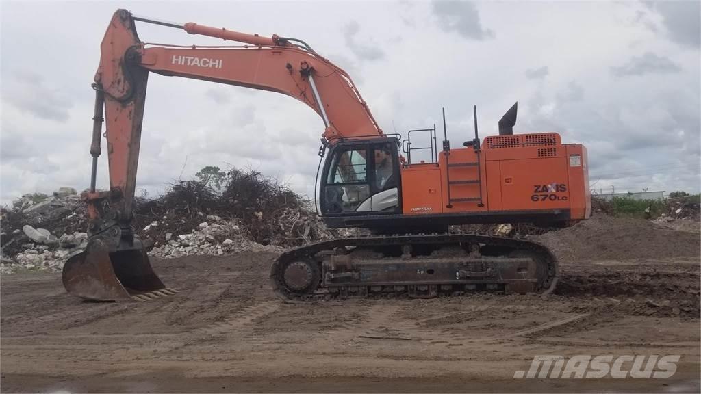 Hitachi ZX670 LC-5B Kāpurķēžu ekskavatori