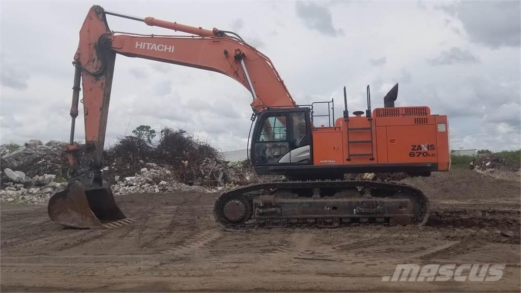 Hitachi ZX670 LC-5B Kāpurķēžu ekskavatori