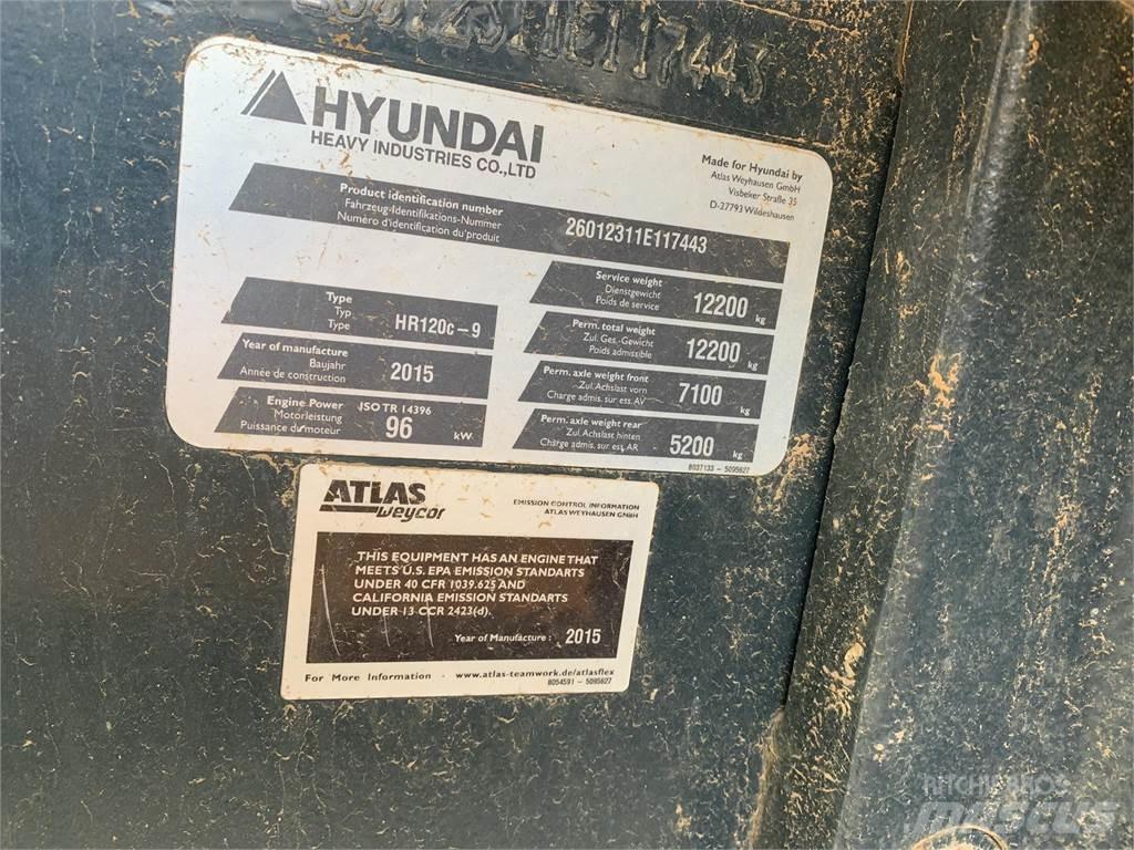 Hyundai HR120C-9 Divvalču grunts veltņi