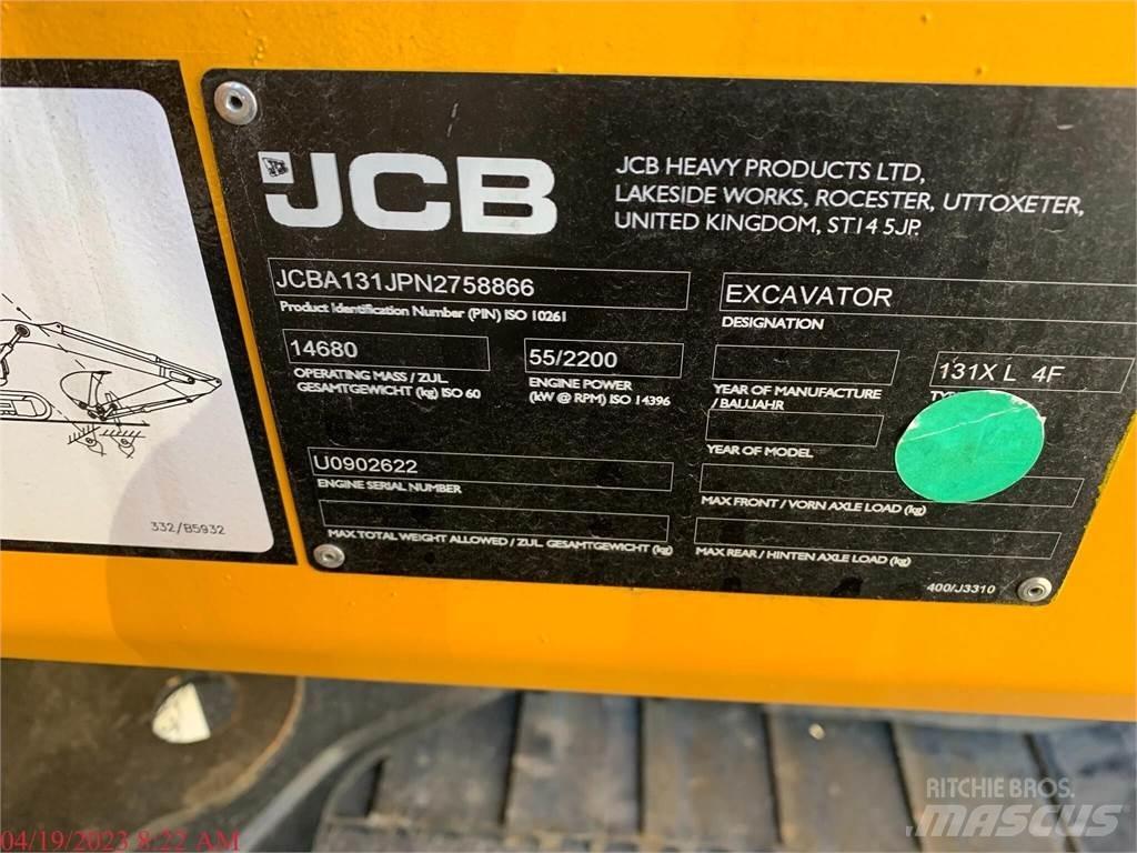 JCB 131X LC Kāpurķēžu ekskavatori