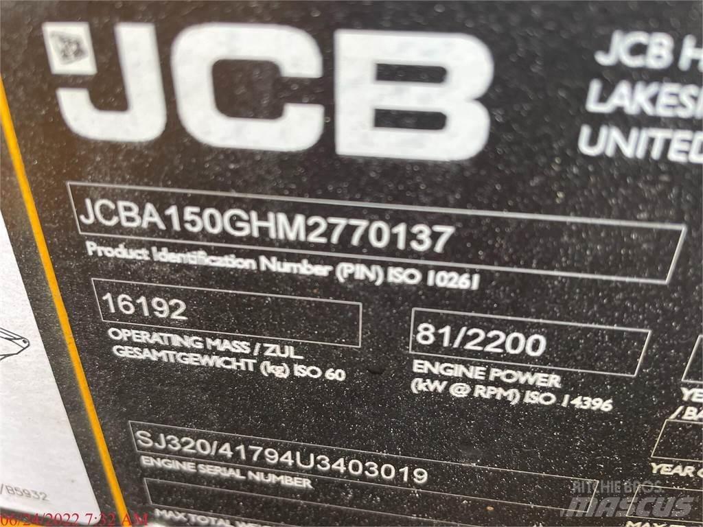 JCB 150X Kāpurķēžu ekskavatori