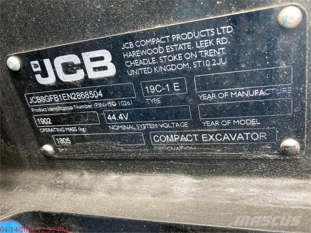 JCB 19C-1E Mini ekskavatori < 7 t