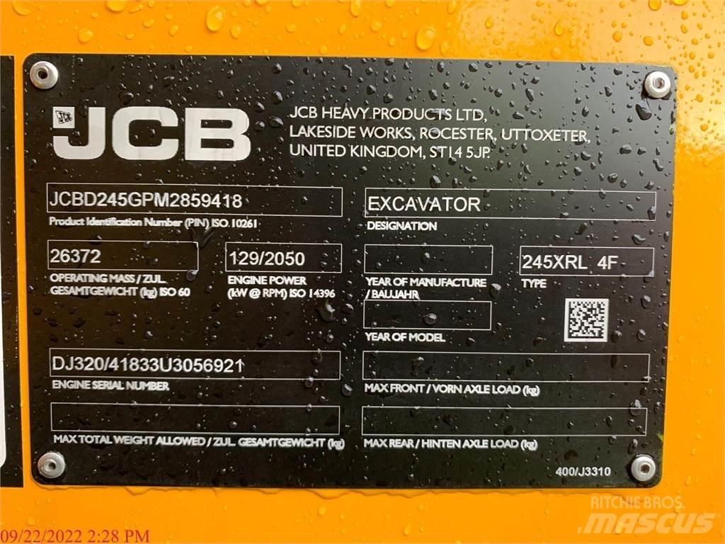 JCB 245XR Kāpurķēžu ekskavatori