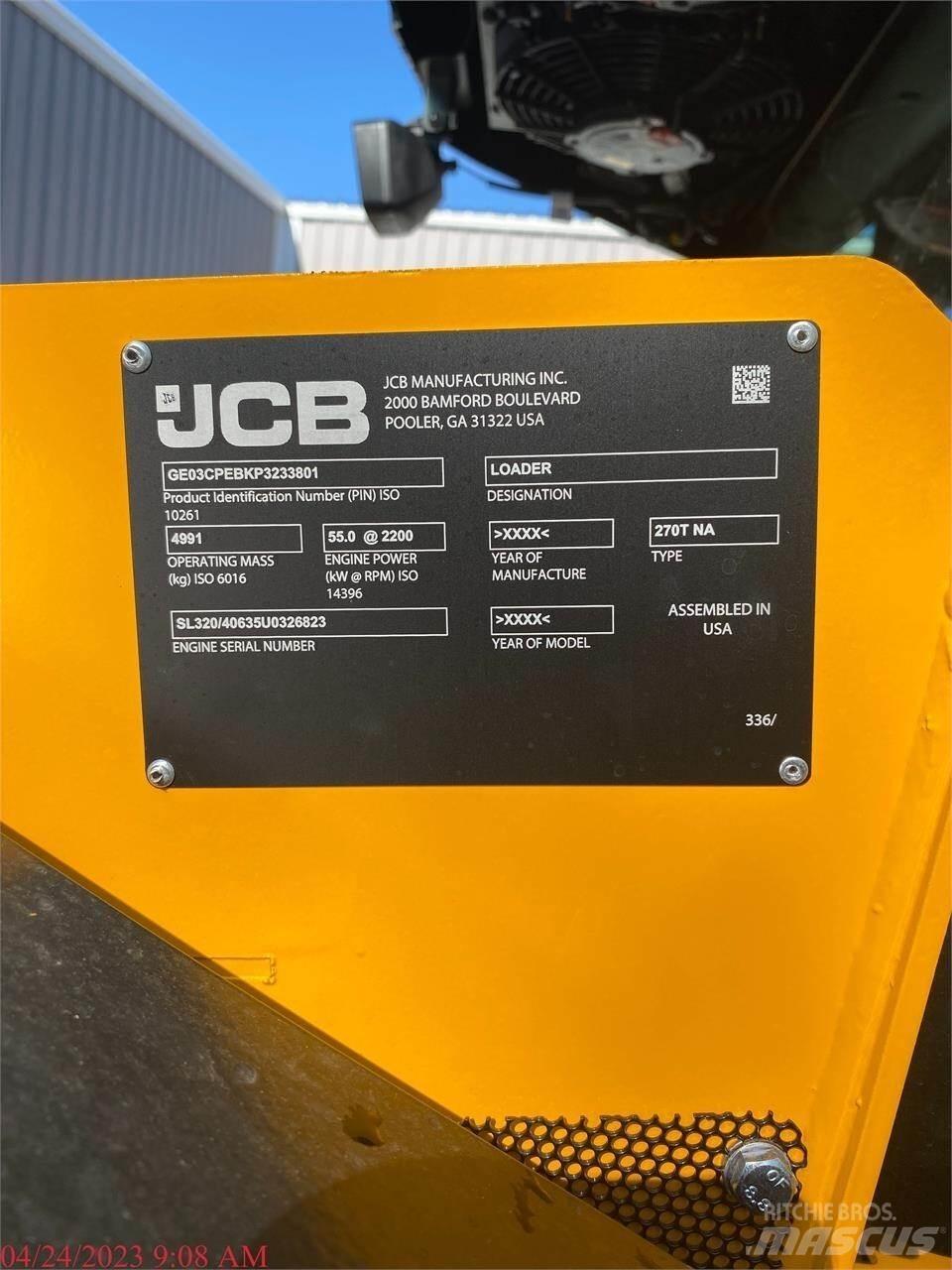 JCB 270T Lietoti riteņu kompaktiekrāvēji