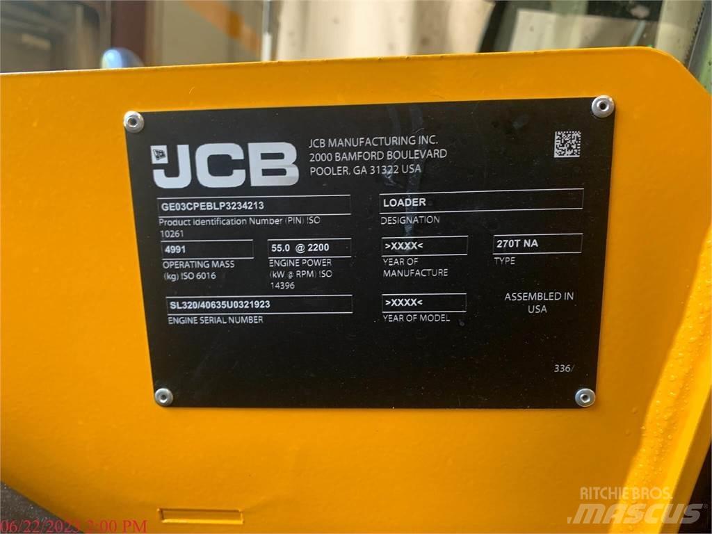 JCB 270T Lietoti riteņu kompaktiekrāvēji