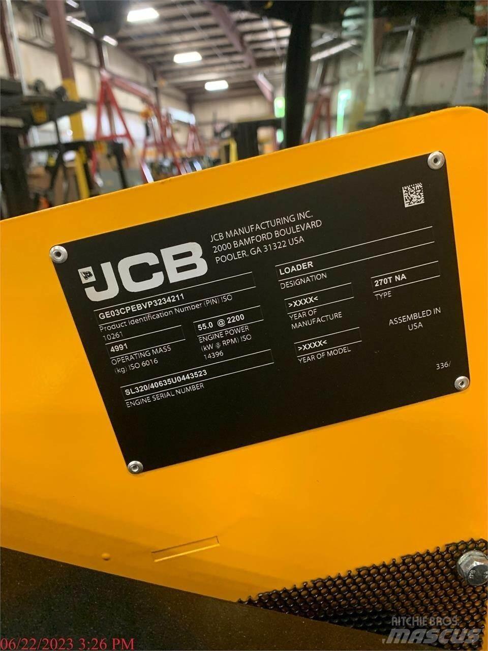 JCB 270T Lietoti riteņu kompaktiekrāvēji