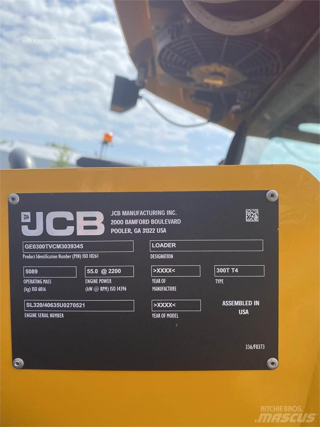 JCB 300T Lietoti riteņu kompaktiekrāvēji