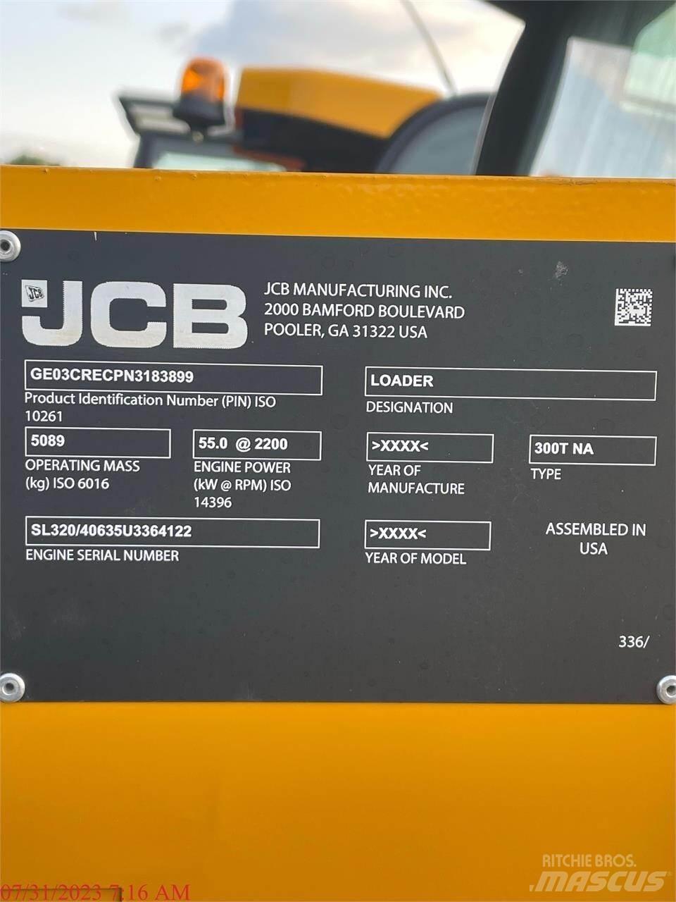 JCB 300T Lietoti riteņu kompaktiekrāvēji