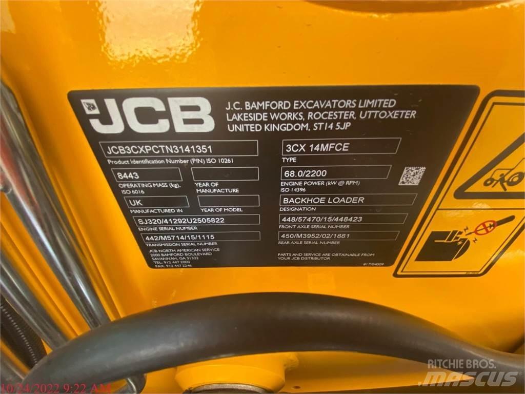 JCB 3CX14 Ekskavatori-iekrāvēji