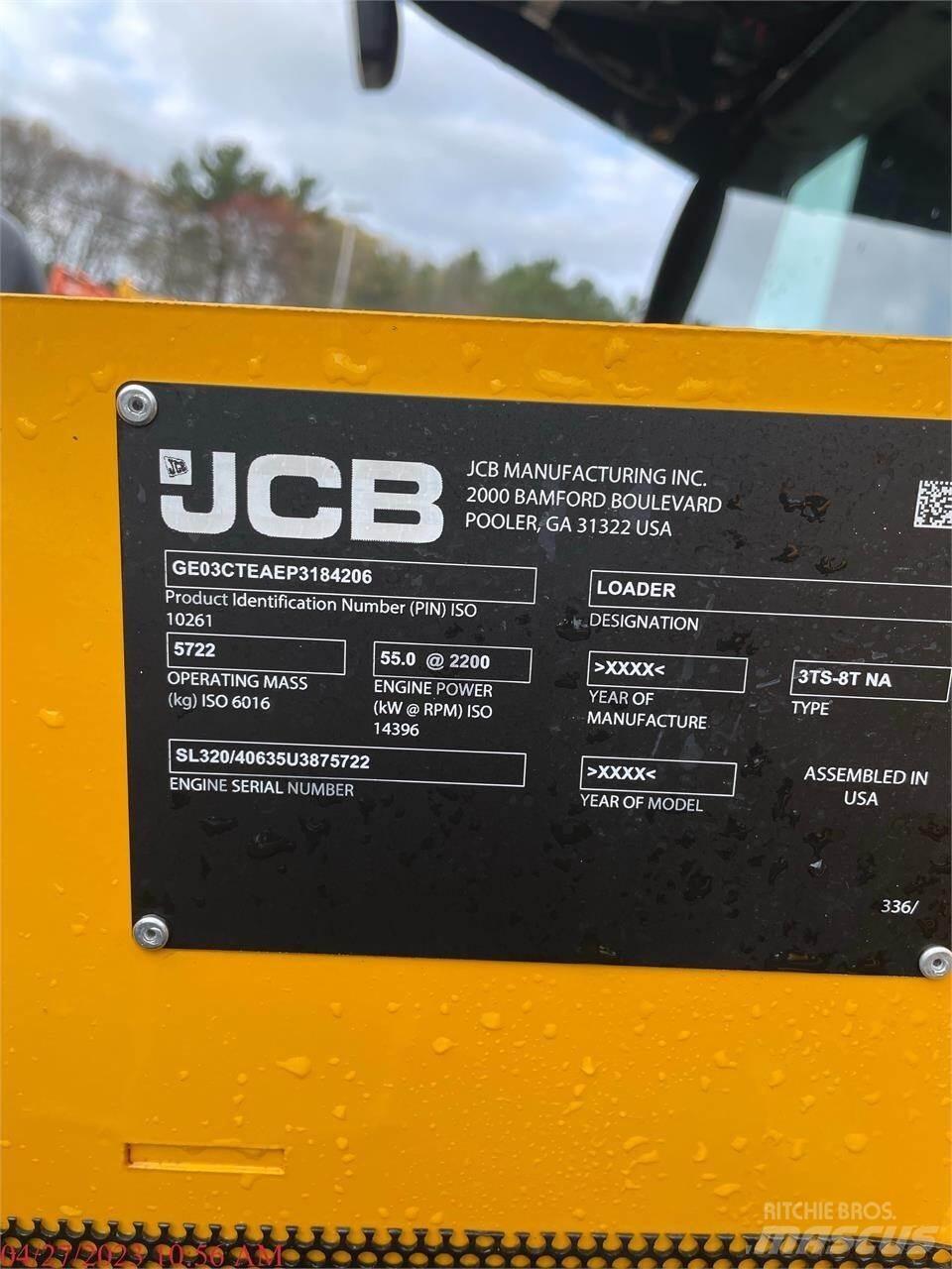 JCB 3TS-8T Lietoti riteņu kompaktiekrāvēji