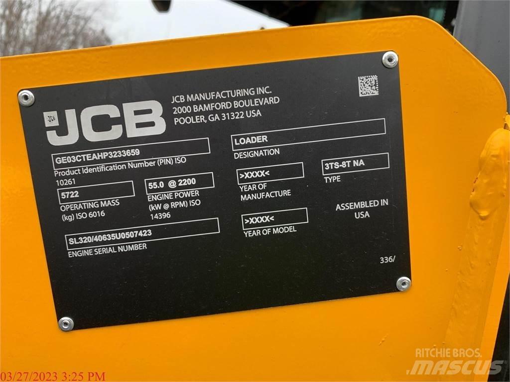 JCB 3TS-8T Lietoti riteņu kompaktiekrāvēji