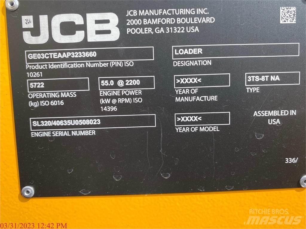 JCB 3TS-8T Lietoti riteņu kompaktiekrāvēji