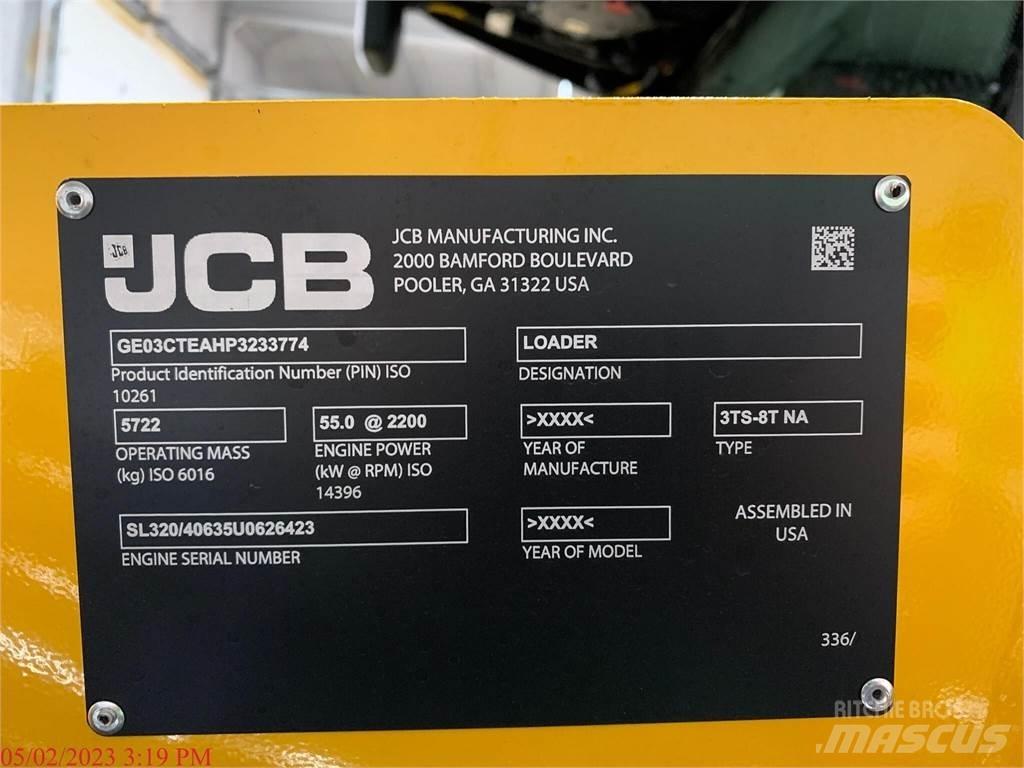 JCB 3TS-8T Lietoti riteņu kompaktiekrāvēji