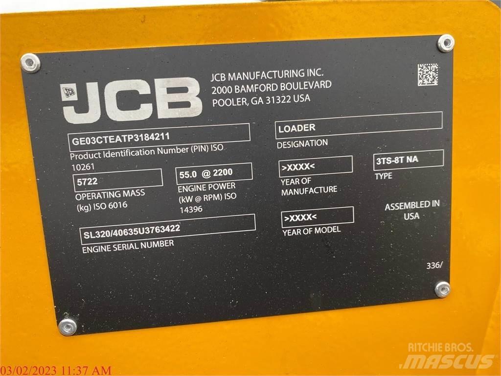 JCB 3TS-8T Lietoti riteņu kompaktiekrāvēji