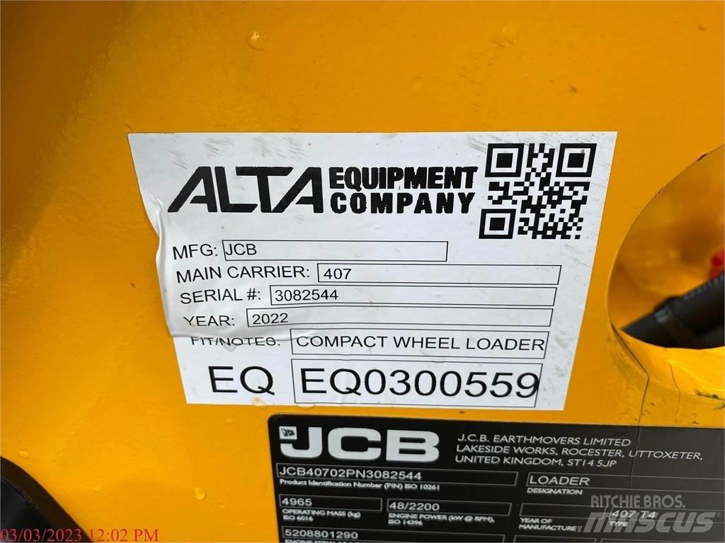 JCB 407 Iekrāvēji uz riteņiem