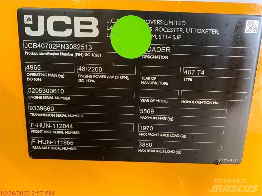 JCB 407B Iekrāvēji uz riteņiem